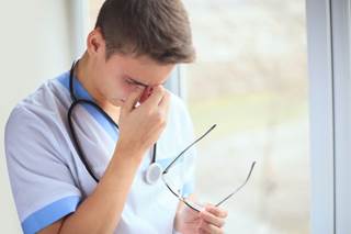 Burnout is a growing problem among American doctors. Burnout is a growing problem among American doctors.
