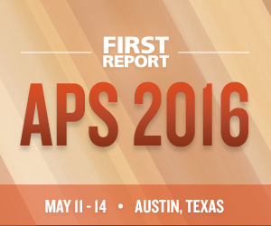 APS 2016 logo. APS 2016 logo.